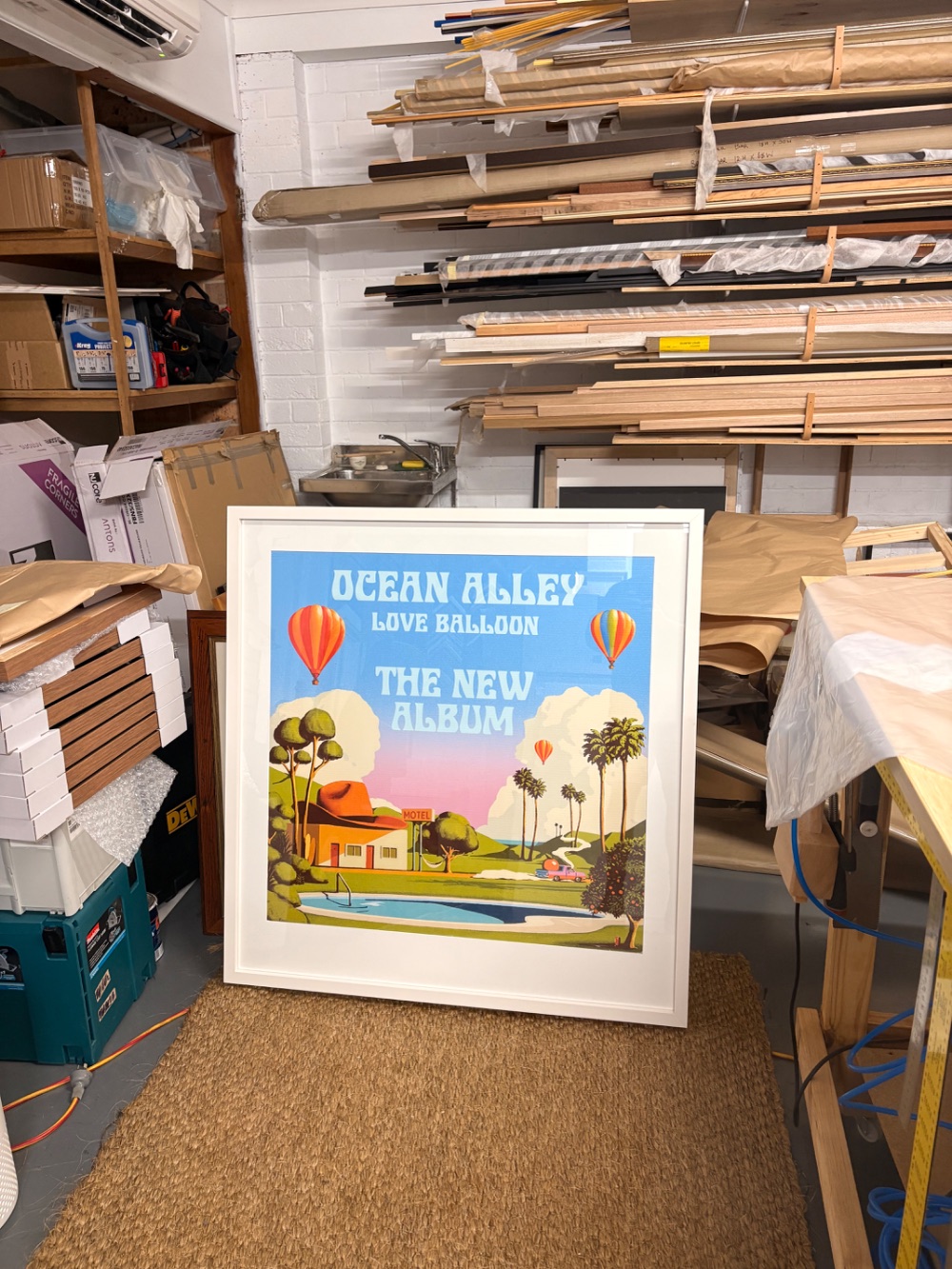 Framed Ocean Alley print