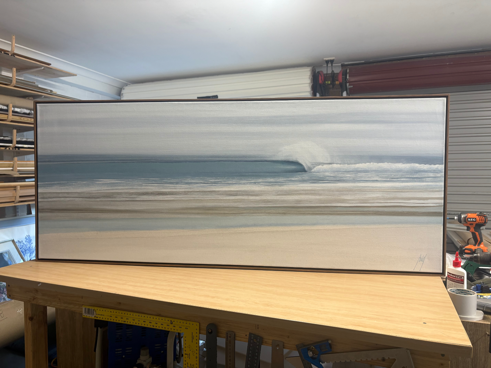 Large format oversized canvas framed — Framehouse